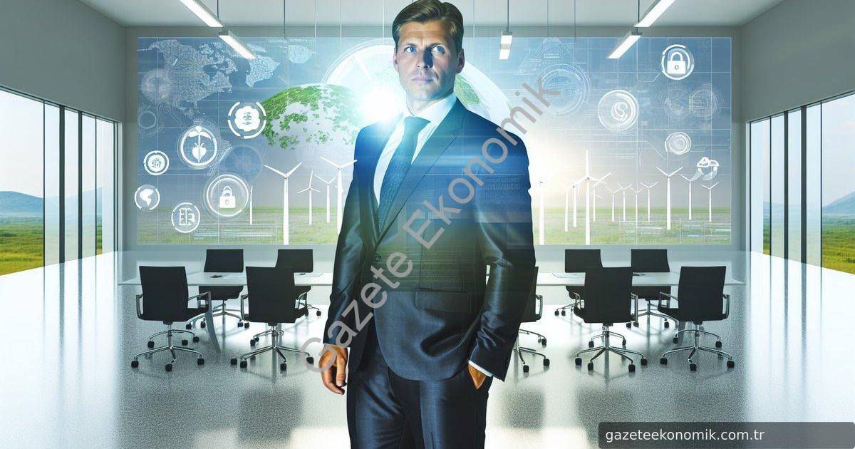 "Create a photorealistic image depicting Akkın Pazarlıoğlu standing confidently at the forefront of