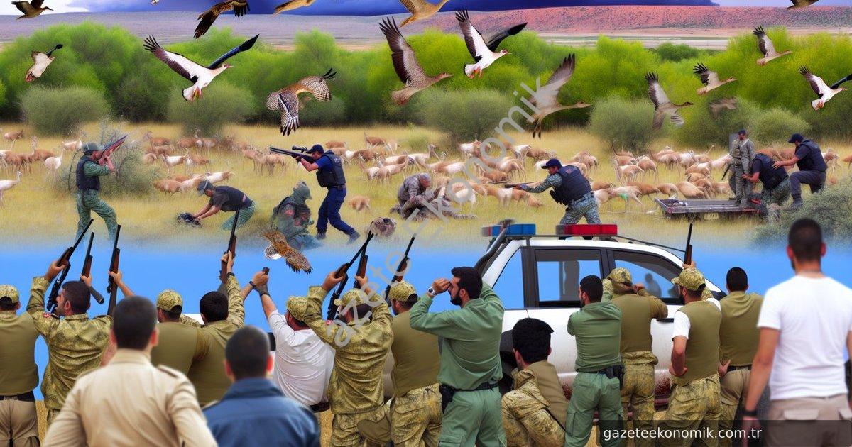 "Create a photorealistic image that captures the moment of a large-scale operation against illegal h