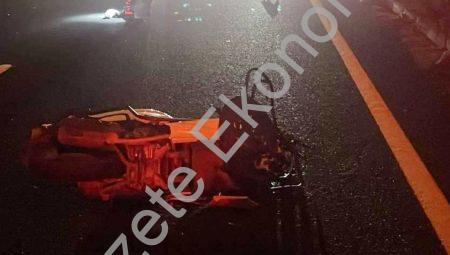 Manisa Salihli’de motosiklet devrildi: Sürücü yaşamını yitirdi