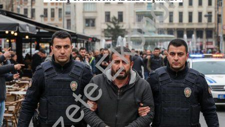 Cezaevi firarisi uyuşturucu hükümlüsü kent merkezinde yakalandı