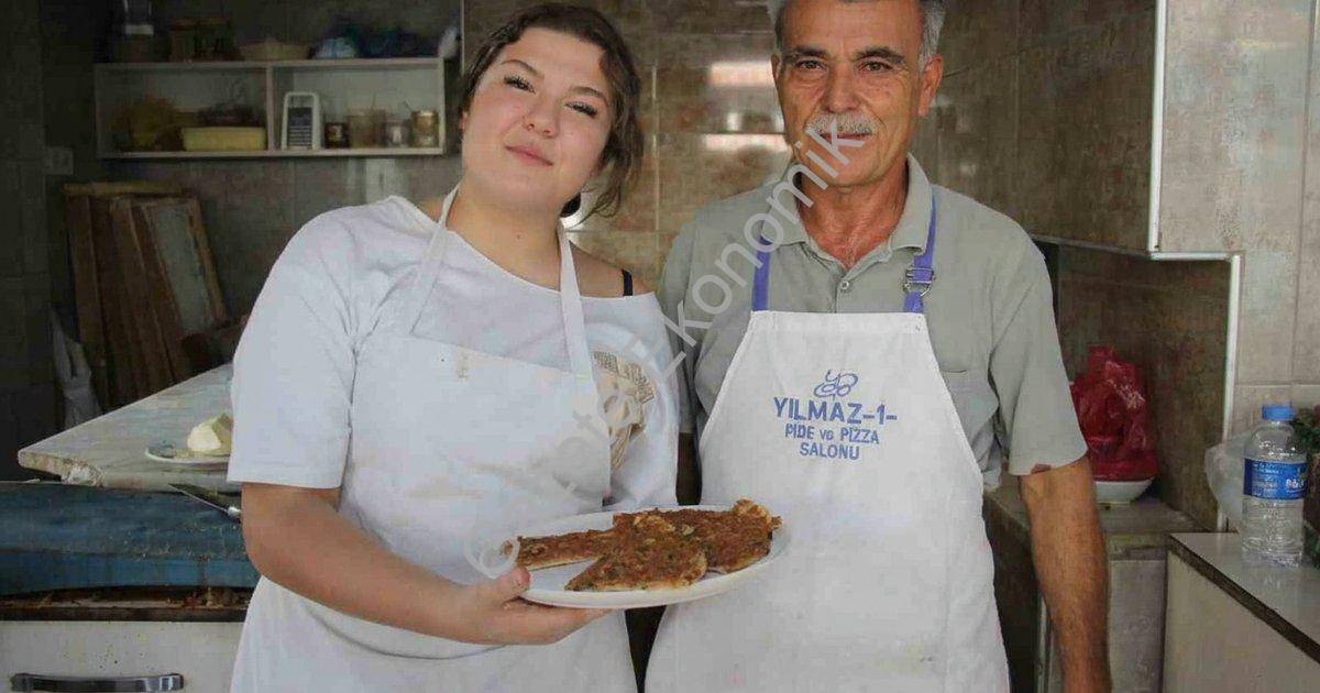 ÇOCUK YAŞTA FIRININ SICAKLIĞI İLE TANIŞAN 17 YAŞINDAKİ CENNET GÜL UÇAR AVCI, KOÇARLI’DA KADIN USTA OLARAK DİKKAT ÇEKERKEN, BİR YANDAN HAYALİNİ KURDUĞU KENDİ DÜKKANI İÇİN GECE GÜNDÜZ ÇALIŞIYOR BİR YANDAN DA ÇOK SAYIDA ELEMAN YETİŞTİREN USTASININ İZİNDEN GİDİYOR.