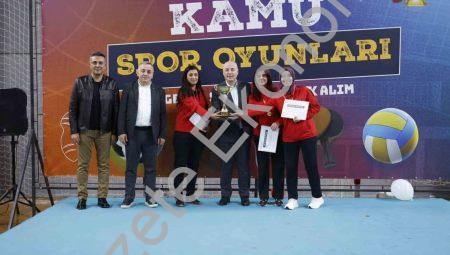 Kamu Spor Oyunları’nda kupalar sahiplerini buldu