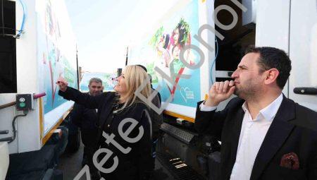 Merkezefendi’de Çöp Kamyonları Artık Gül ve Sakız Kokacak