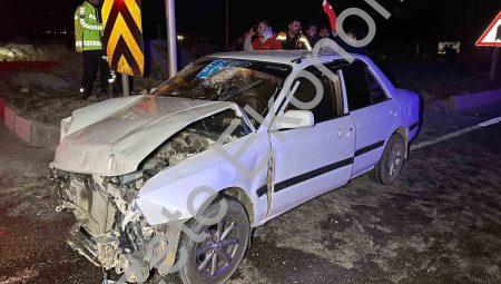 Uşak’ta Kavşakta Feci Kaza: Bebek Dahil 10 Kişi Yaralandı