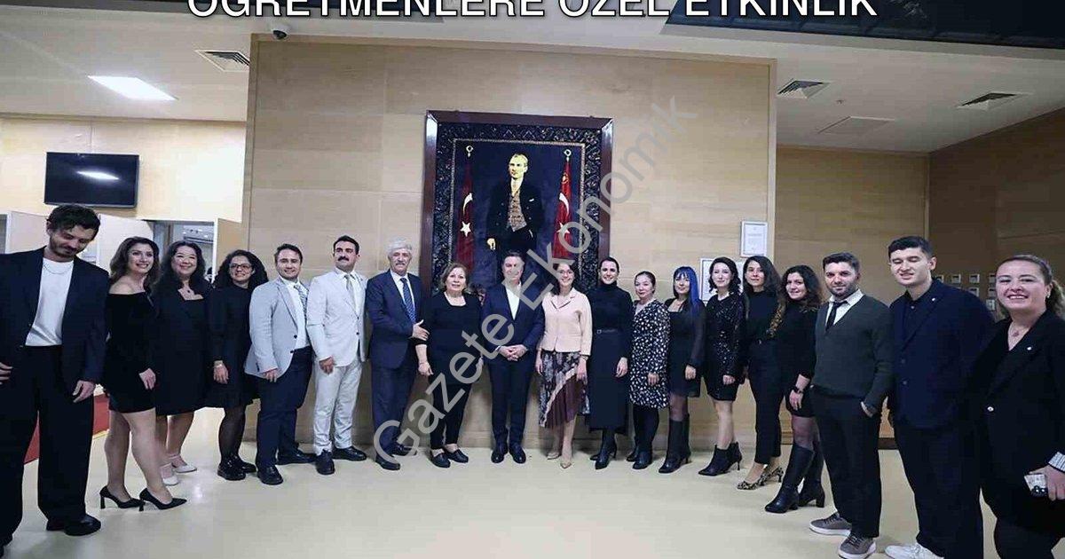 "Muğla Büyükşehir Belediyesi'nden Öğretmenlere Özel Etkinlik" başlıklı haber için fotorealistik, pro