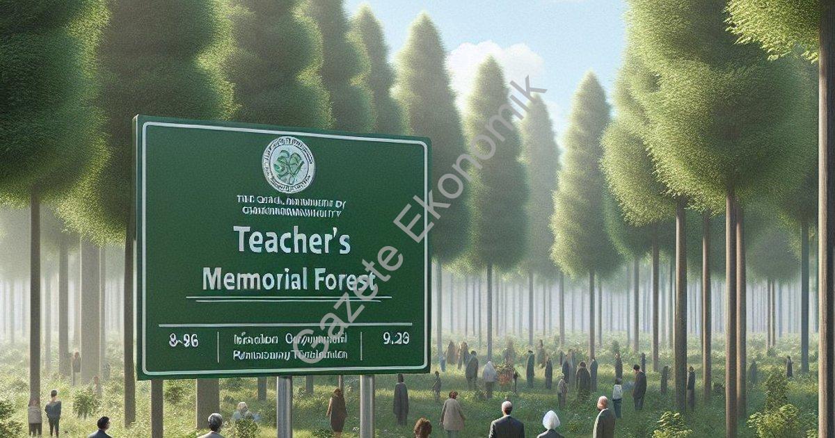 "Çivril Belediyesi'nden Öğretmenlere Yeşil Jest: Hatıra Ormanı Kuruldu" başlıklı haber için fotoreal