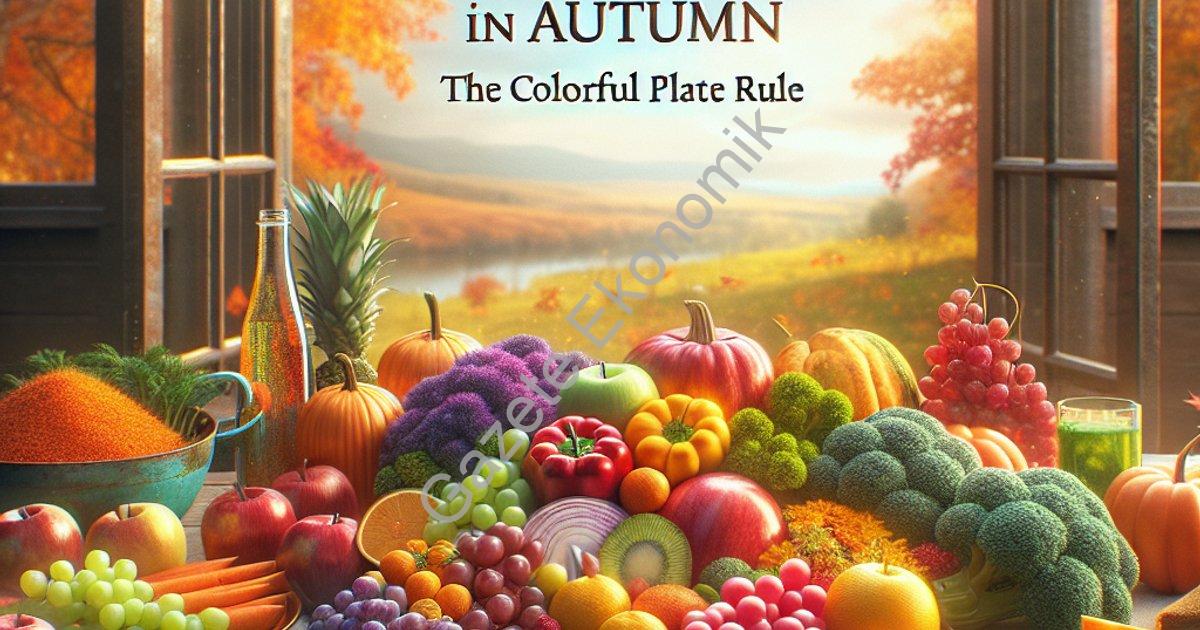 "Sonbaharda Bağışıklığı Çelik Gibi Yapmanın Yolu: Renkli Tabak Kuralı" başlıklı haber için fotoreali