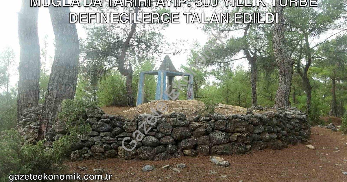 "Muğla'da Tarihi Ayıp: 300 Yıllık Türbe Definecilerce Talan Edildi" başlıklı haber için fotorealisti
