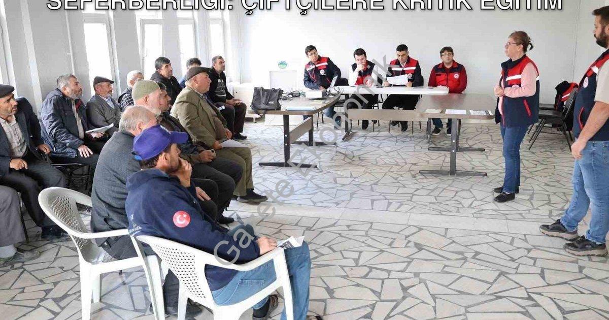 "Afyonkarahisar'da Tarımsal Üretim Seferberliği: Çiftçilere Kritik Eğitim" başlıklı haber için fotor