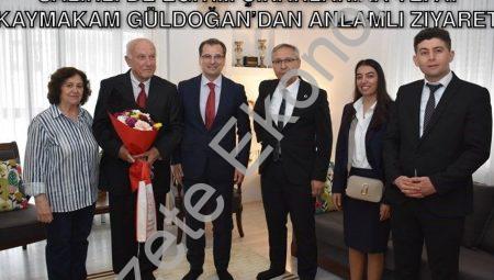 Salihli’de Eğitim Çınarlarına Vefa: Kaymakam Güldoğan’dan Anlamlı Ziyaret