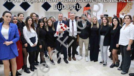 Yunusemre Belediyesi’nden Eğitim Ordusuna Vefa: Başkan Balaban Öğretmenlerle Buluştu