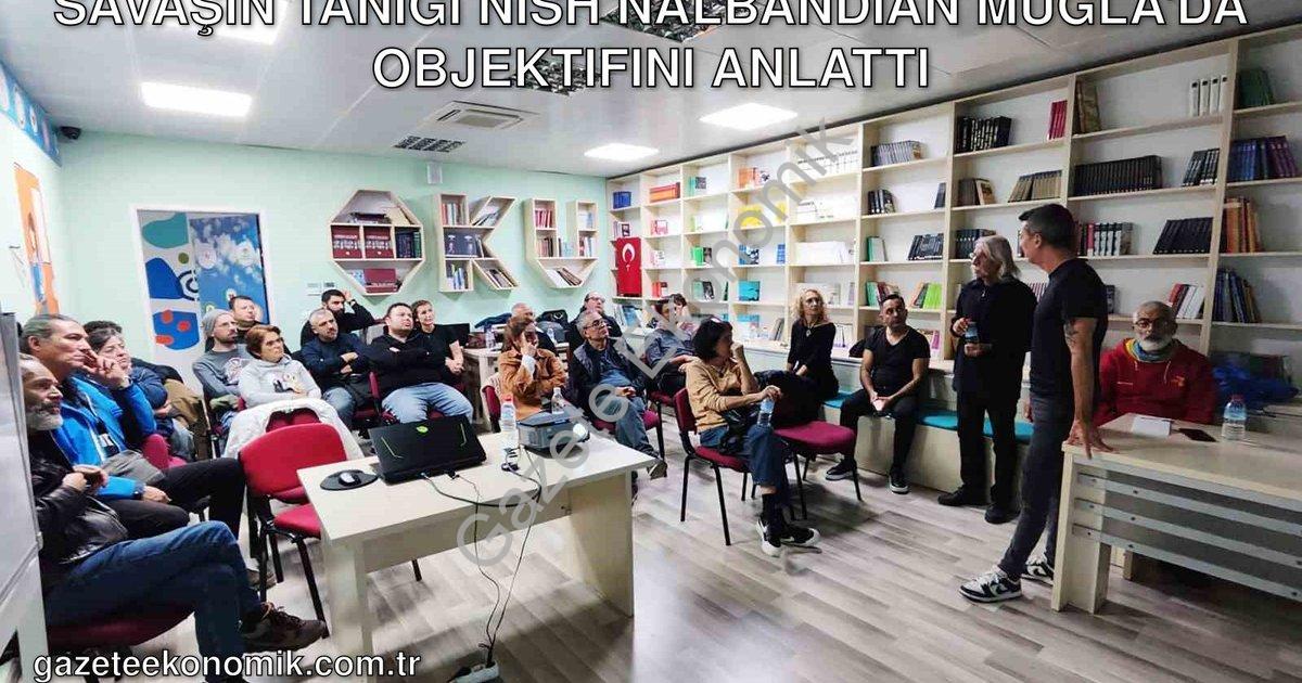 "Savaşın Tanığı Nish Nalbandian Muğla'da Objektifini Anlattı" başlıklı haber için fotorealistik, pro