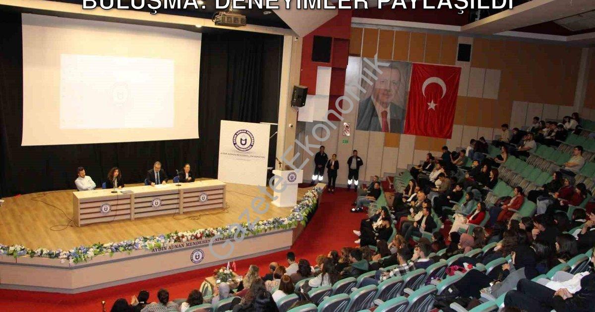 "ADÜ’de Öğretmen Adaylarına İlham Veren Buluşma: Deneyimler Paylaşıldı" başlıklı haber için fotoreal