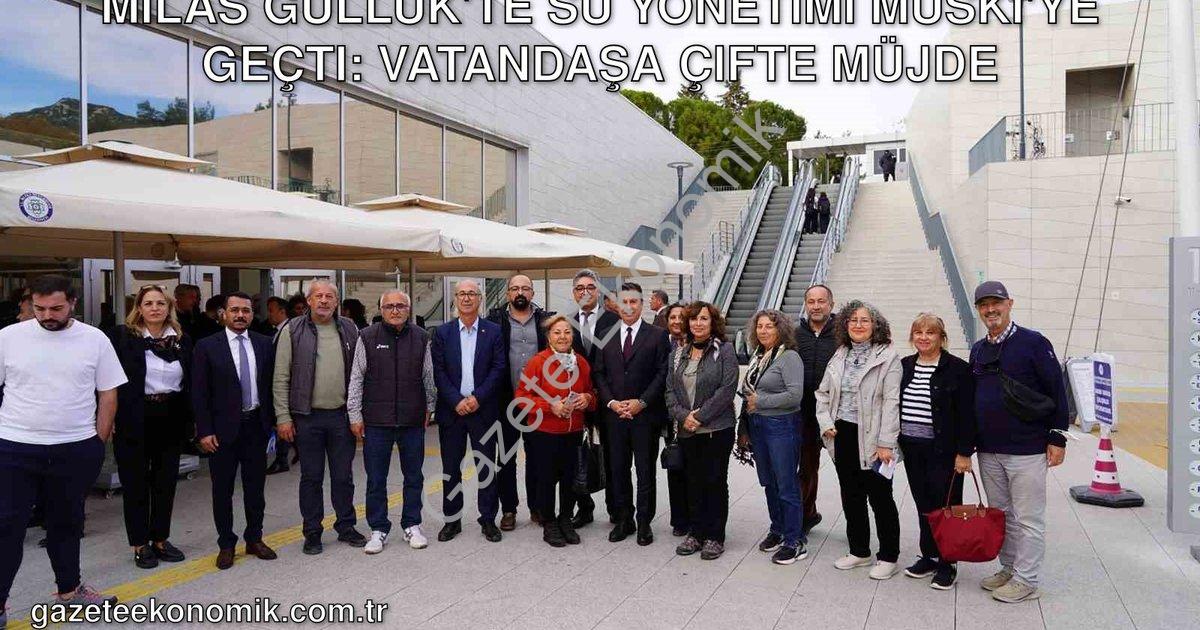 "Milas Güllük'te Su Yönetimi MUSKİ'ye Geçti: Vatandaşa Çifte Müjde" başlıklı haber için fotorealisti