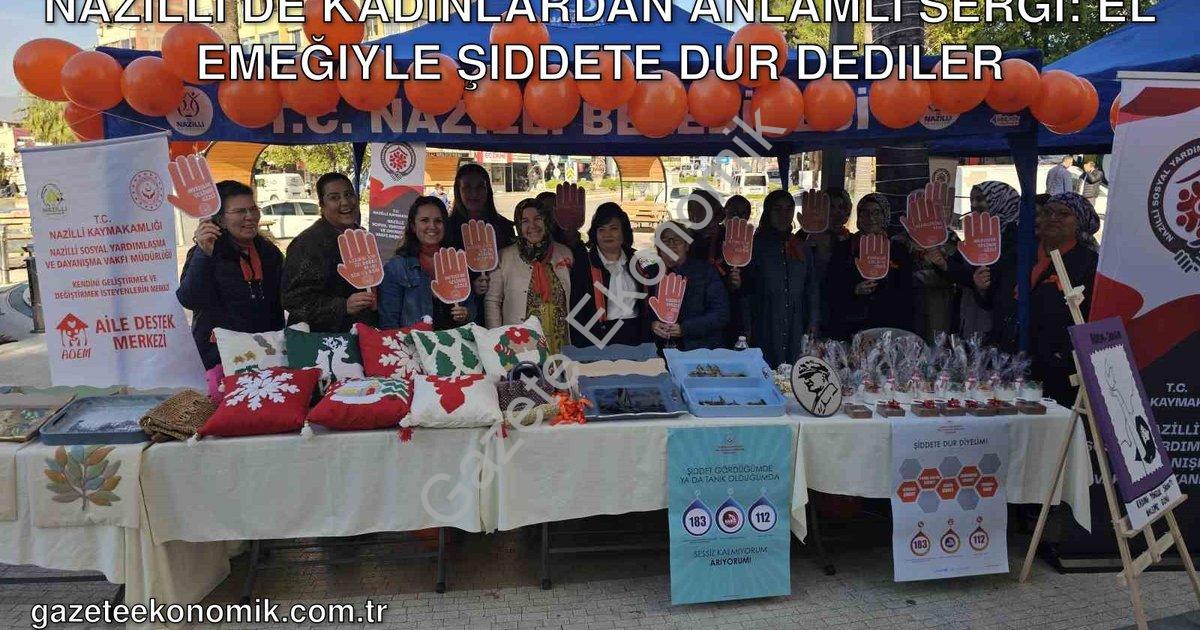 "Nazilli’de Kadınlardan Anlamlı Sergi: El Emeğiyle Şiddete Dur Dediler" başlıklı haber için fotoreal