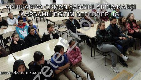 Akhisar’da Orman Yangınlarına Karşı Kapsamlı Eğitim Seferberliği