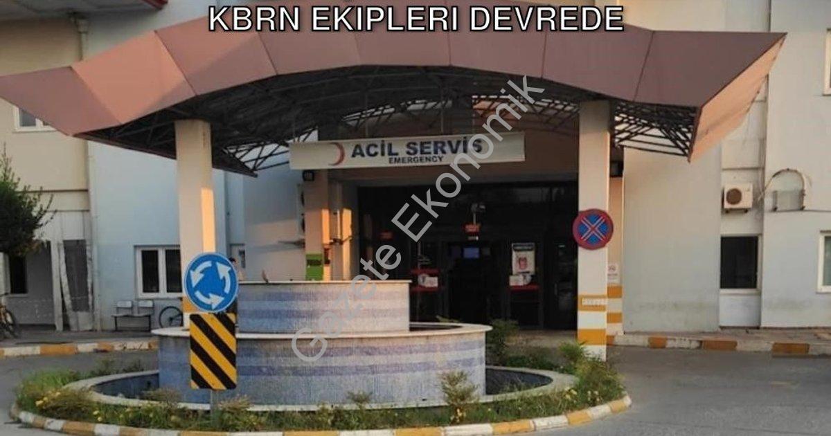 "Seydikemer'deki Şüpheli Zehirlenme: AFAD KBRN Ekipleri Devrede" başlıklı haber için fotorealistik,