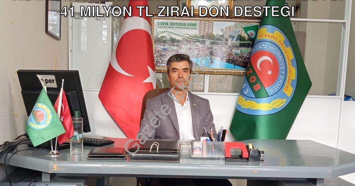 "Kütahya Pazarlar'da Üreticiye Can Suyu: 41 Milyon TL Zirai Don Desteği" başlıklı haber için fotorea