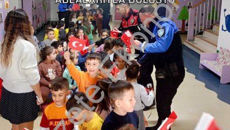 Aydın’da Minik Öğrenciler Polis Abi ve Ablalarıyla Buluştu