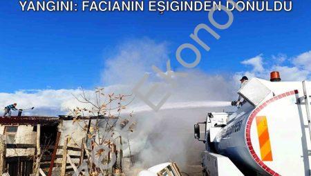 Kütahya Seyitömer’de Korkutan Ahır Yangını: Facianın Eşiğinden Dönüldü