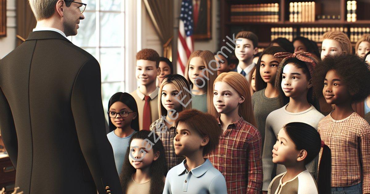 "Hisarcık Kaymakamı Erkan Atam Özel Öğrencileri Makamında Ağırladı" başlıklı haber için fotorealisti