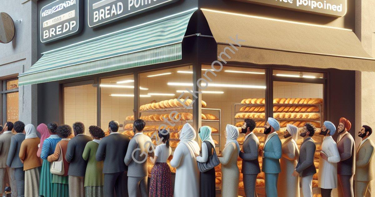 "Merkezefendi Halk Ekmek Ağı Büyüyor: 31. Hizmet Noktası Açıldı" başlıklı haber için fotorealistik,