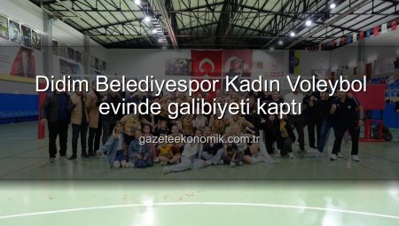 Didim Belediyespor Kadın Voleybol evinde galibiyeti kaptı