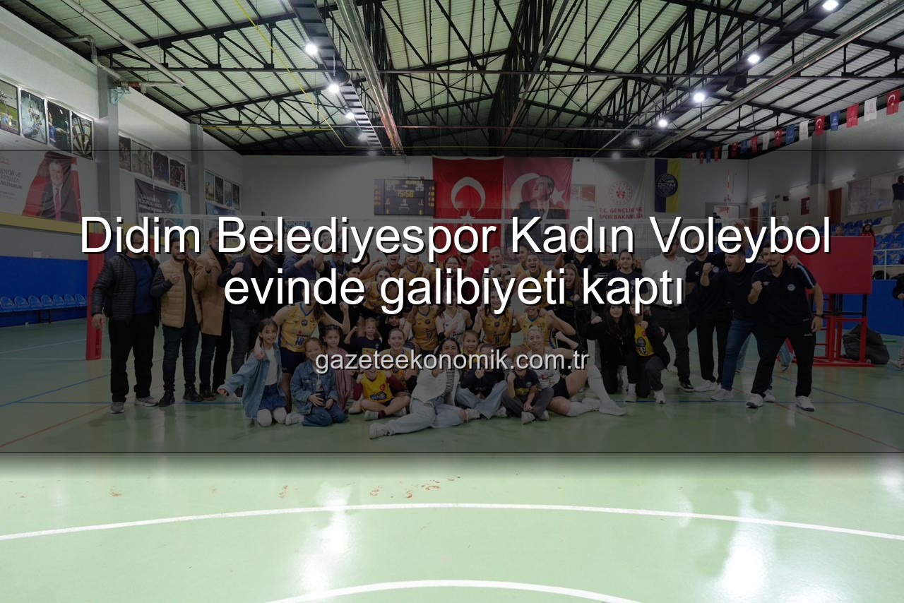 Didim Belediyespor Kadın Voleybol - Didim Belediyespor Kadın Voleybol evinde galibiyeti kaptı