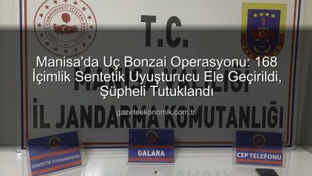 Manisa’da Uç Bonzai Operasyonu: 168 İçimlik Sentetik Uyuşturucu Ele Geçirildi, Şüpheli Tutuklandı