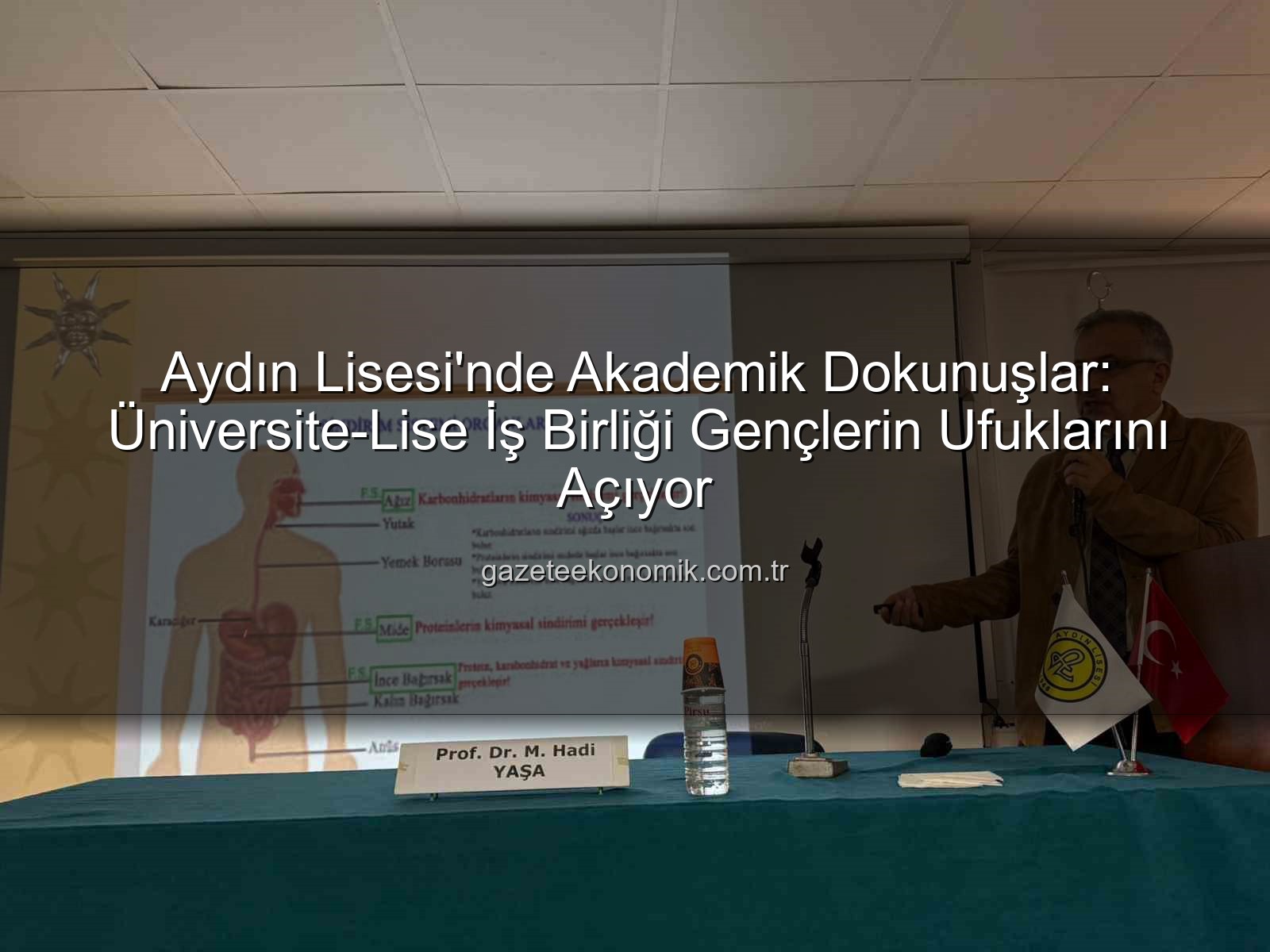 akademisyen buluşmaları - Aydın Lisesi'nde Akademik Dokunuşlar: Üniversite-Lise İş Birliği Gençlerin Ufuklarını Açıyor