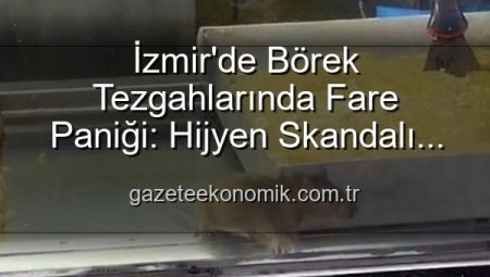 İzmir’de Börek Tezgahlarında Fare Paniği: Hijyen Skandalı Mühürlendi