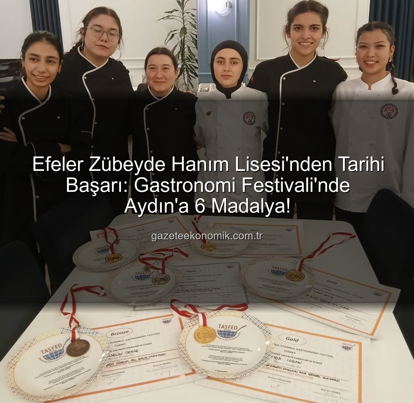 gastronomi festivali - Efeler Zübeyde Hanım Lisesi'nden Tarihi Başarı: Gastronomi Festivali'nde Aydın'a 6 Madalya!