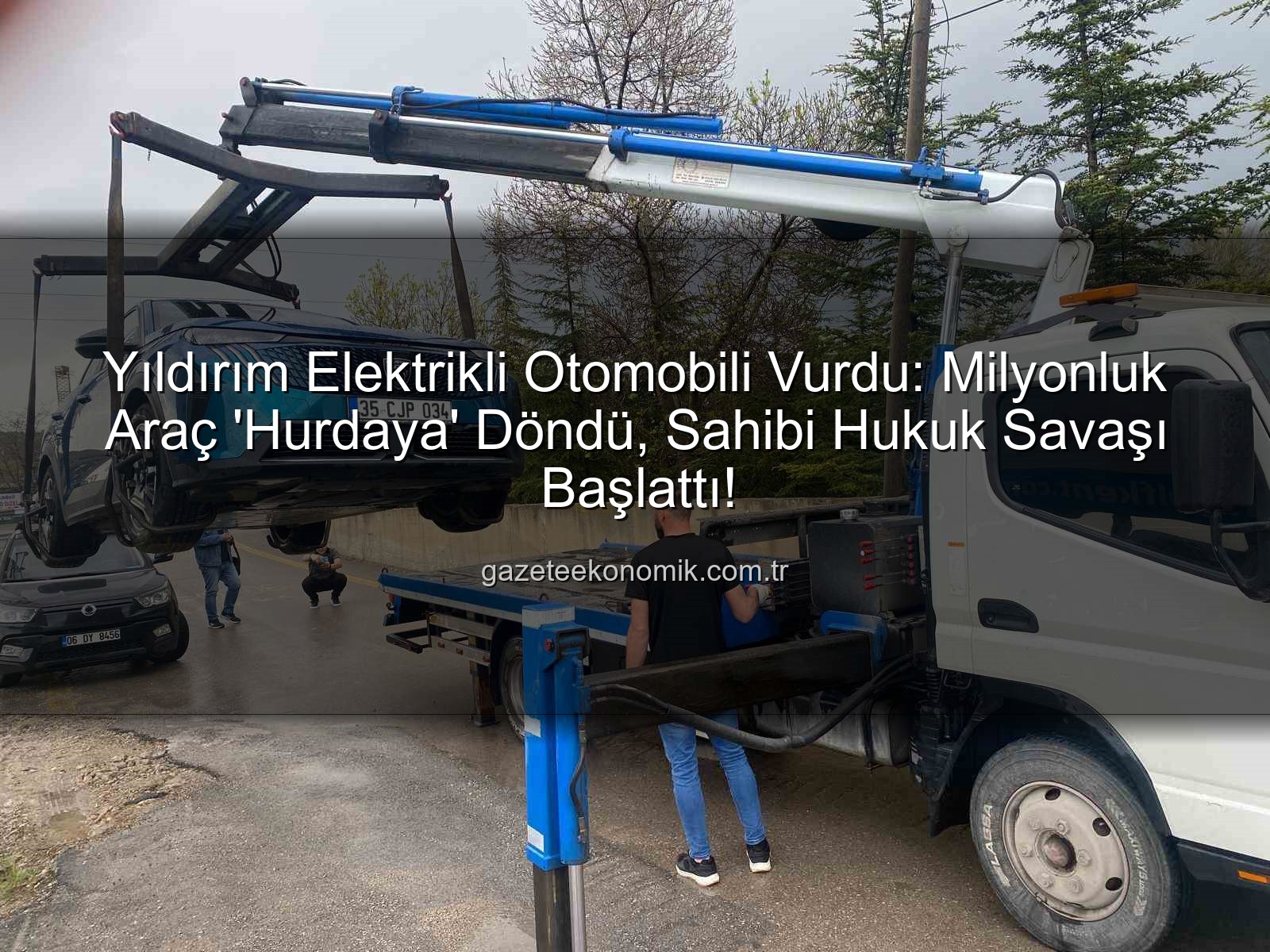 elektrikli otomobil - Yıldırım Elektrikli Otomobili Vurdu: Milyonluk Araç 'Hurdaya' Döndü, Sahibi Hukuk Savaşı Başlattı!