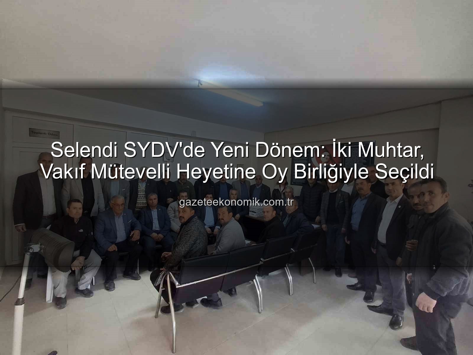 Selendi SYDV - Selendi SYDV'de Yeni Dönem: İki Muhtar, Vakıf Mütevelli Heyetine Oy Birliğiyle Seçildi
