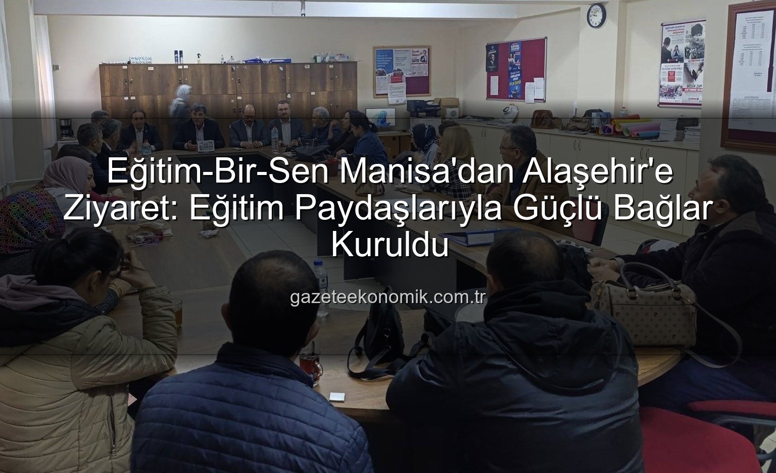 Eğitim-Bir-Sen Manisa - Eğitim-Bir-Sen Manisa'dan Alaşehir'e Ziyaret: Eğitim Paydaşlarıyla Güçlü Bağlar Kuruldu