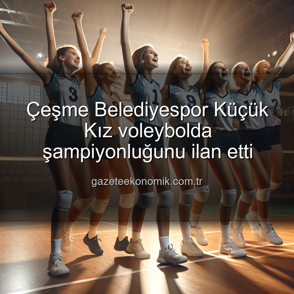 Çeşme Belediyespor Küçük Kız - Çeşme Belediyespor Küçük Kız voleybolda şampiyonluğunu ilan etti
